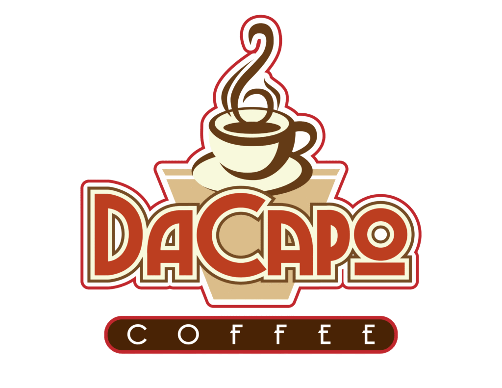 DaCapo Coffee shop counter and drinks