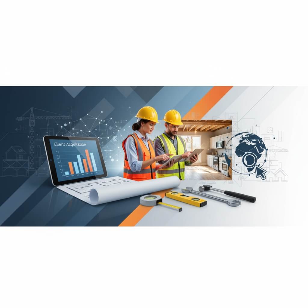 Contractors and home improvement marketing services showing client acquisition social media and digital marketing for Toledo Ohio construction businesses