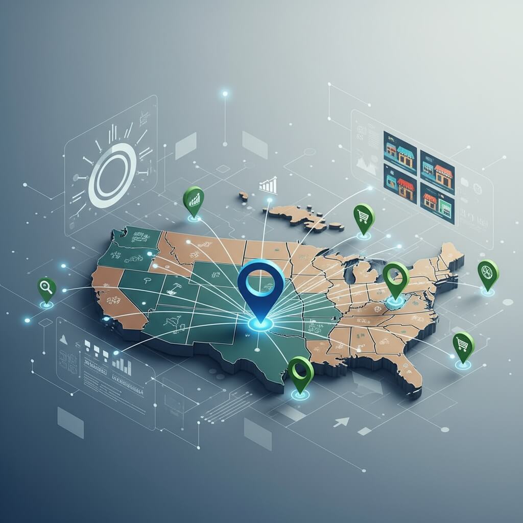 Local marketing services across multiple locations showing social media and digital marketing for businesses in Toledo Ohio and surrounding areas